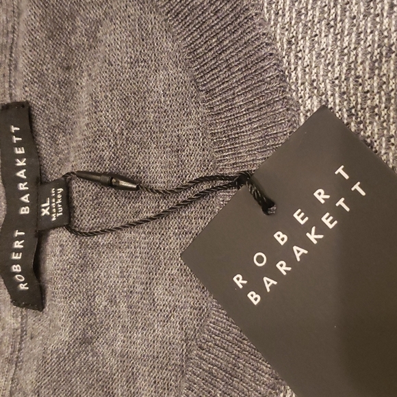 Robert Barakett Men's XL Sweater (Grey) - Picture 3 of 3